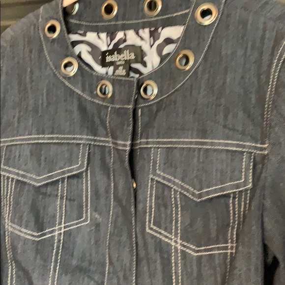 Isabella denim jacket size 10 - Picture 3 of 6